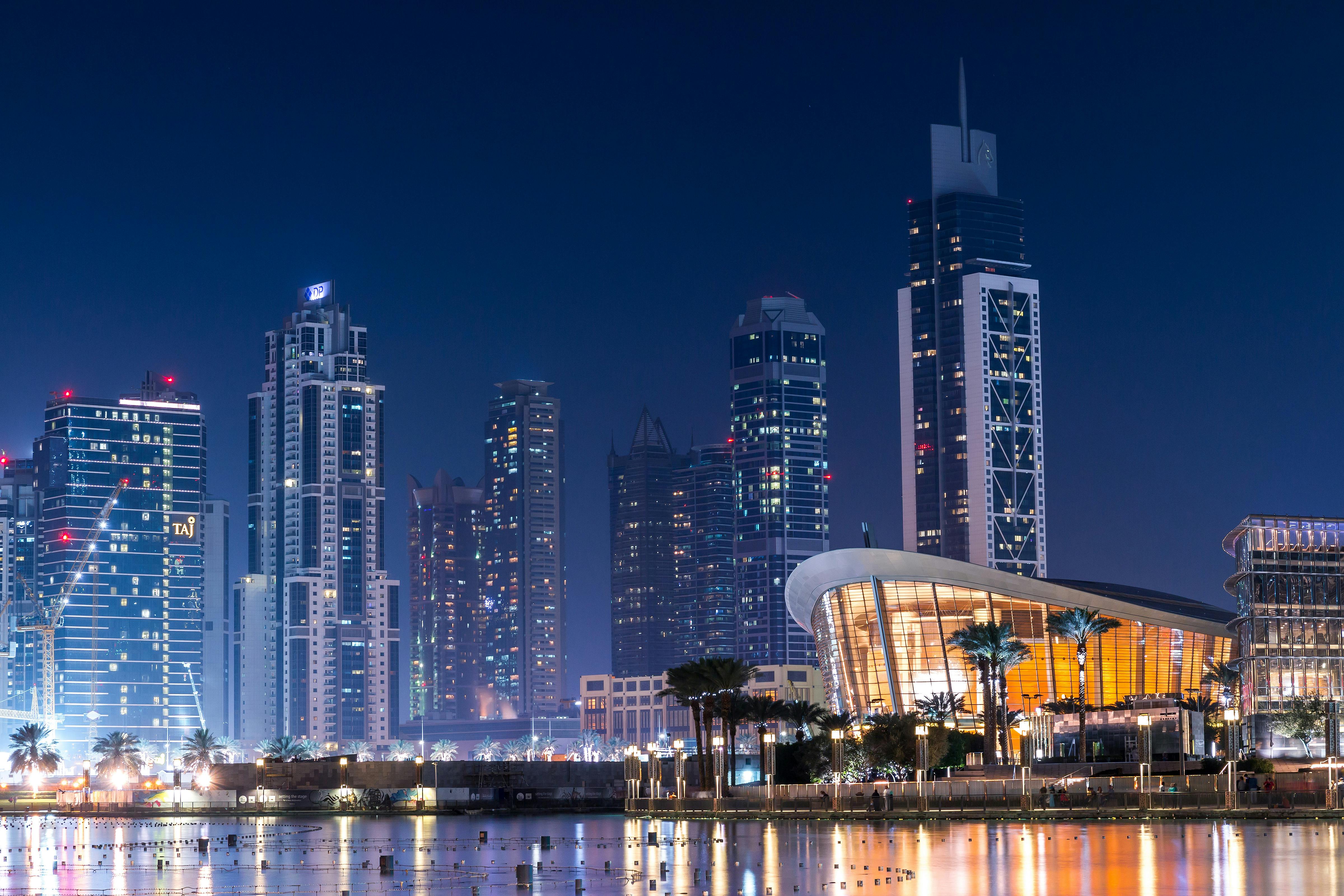 Dubai Marina waterfront skyline